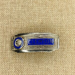 Antique CLEMSON A&M College  1920s Vintage Belt Buckle